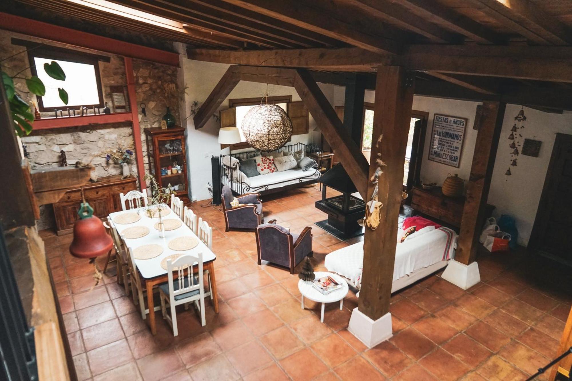 Гостевой дом Casa Corazon De Piedra En El Rio Dulce Арагоса Экстерьер фото